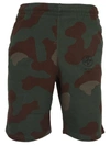 OFF-WHITE CAMOUFLAGE TRACK SHORTS,10785445