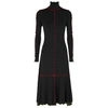 PROENZA SCHOULER Black high-neck stretch-knit dress