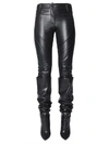 ALBERTA FERRETTI LEATHER TROUSERS,3704 66750555