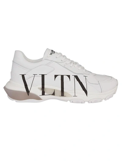 Valentino Garavani Rockstud Vltn Sneakers In White