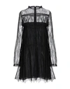 Valentino Short Dress In Black