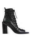 ANN DEMEULEMEESTER ANKLE BOOTS,11578054JL 10