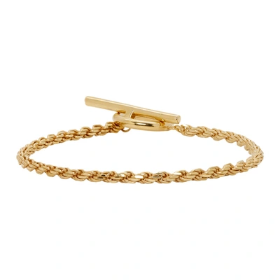 All Blues Rope Chain Gold-plated Bracelet