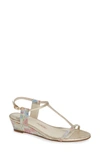 AMALFI BY RANGONI MONDALE T-STRAP WEDGE SANDAL,MONDIALE