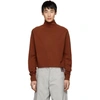 KEENKEE KEENKEE RED CROPPED TURTLENECK