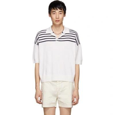 Loewe White Wool Polo