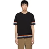 LOEWE LOEWE BLACK RAINBOW T-SHIRT