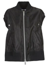 Sacai Padded Shell Vest In Black