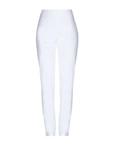 Incotex Tailored-cut Cotton Trousers In White