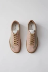 ACNE STUDIOS Minimal sneakers beige/pink/amber