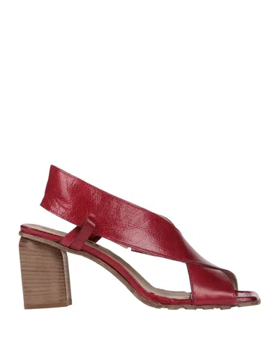 1725.a Sandals In Red