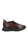 1725.a Woman Sneakers Dark Brown Size 10 Soft Leather