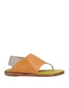 1725.a Toe Strap Sandals In Mandarin
