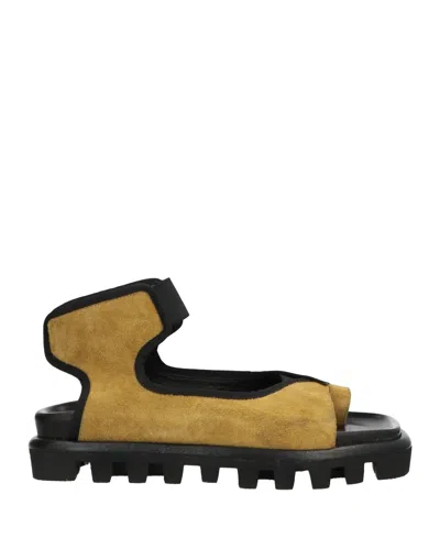 1725.a Toe Strap Sandals In Green