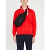 AMI ALEXANDRE MATTIUSSI HALF-ZIP COTTON-JERSEY SWEATSHIRT