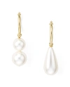 BECK JEWELS ARCILLA MISMATCHED SIMULATED PEARL DROP EARRINGS,ER-ARCILLA