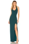 NOOKIE NOOKIE PASSION GOWN IN TEAL.,NKIE-WD335