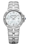 RAYMOND WEIL PARSIFAL DIAMOND BRACELET WATCH, 30MM,5180-STS-00995