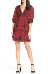FOXIEDOX MELIA EMBROIDERED COCKTAIL DRESS,RE1297DR