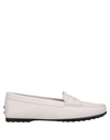 TOD'S TOD'S WOMAN LOAFERS WHITE SIZE 11 LEATHER,11017576FD 15