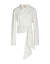 MICHAEL KORS Solid color shirts & blouses,38784642LB 8
