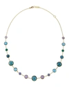 Ippolita 18k Gold Rock Candy Lollitini Necklace 16-18" In Purple/green