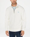 Tommy Bahama Tobago Bay Half-zip Sweatshirt In Coconut White
