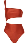 HAIGHT ONE-SHOULDER CUTOUT SWIMSUIT