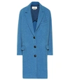 Isabel Marant Étoile Gimi Oversized Wool-blend Coat In Blue