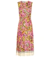 GUCCI PRINTED SILK DRESS,P00364590