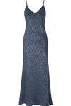 POUR LES FEMMES SILK-JACQUARD NIGHTDRESS