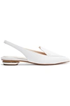 NICHOLAS KIRKWOOD BEYA TEXTURED-LEATHER SLINGBACK FLATS