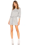 SPLENDID SPLENDID ADDISON JERSEY MINI DRESS IN GRAY.,SPLENDID-WD1025