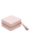 WOLF 'CAROLINE' TRAVEL JEWELRY CASE - PINK,329971