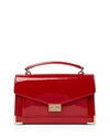 THE KOOPLES EMILY SMALL PATENT LEATHER SHOULDER BAG,AFSEMILYM34