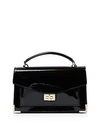 THE KOOPLES EMILY SMALL PATENT LEATHER SHOULDER BAG,AFSEMILYM34