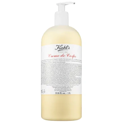 KIEHL'S SINCE 1851 CRÈME DE CORPS REFILLABLE HYDRATING BODY LOTION WITH SQUALANE 33.8 OZ/ 1 L,P421999