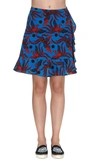 KENZO RUFFLED SKIRT,10786851