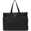 GIVENCHY GIVENCHY BLACK QUILTED DUO TOTE