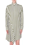 AKRIS PUNTO STRIPE COTTON SHIRTDRESS,348903097923