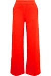 BY MALENE BIRGER BY MALENE BIRGER WOMAN FRENCH TERRY WIDE-LEG PANTS TOMATO RED,3074457345619977635