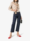 KHAITE KHAITE WENDELL CROPPED WIDE-LEG COTTON-BLEND JEANS,101100713315665