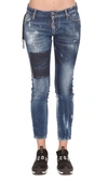 DSQUARED2 JENNIFER CROPPED DENIM,10788021