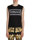 VERSACE Versace Top With Embroidered Logo,10787924