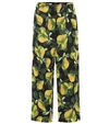 MARC JACOBS PEAR CROPPED CRÊPE PANTS,P00362985