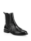 REBECCA MINKOFF Sabeen Studded Leather Chelsea Boots