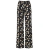 Off-white Floral Design Jogger Pants "black" In Black