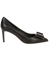 FERRAGAMO BOW-DETAILED PUMPS,10788330