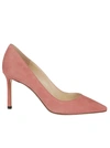 Jimmy Choo Love 85 Suede Pumps In Pink