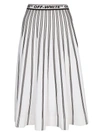 OFF-WHITE LONG PLEATED SKIRT,10788240